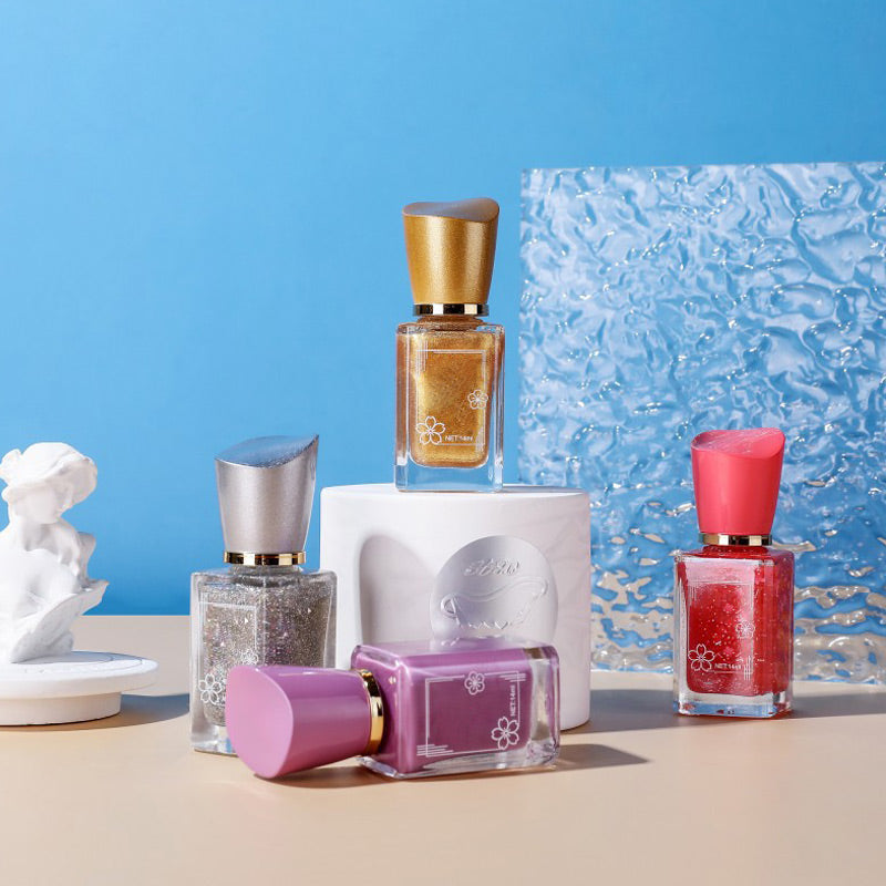 Esmalte multicolorido de secagem rápida e sem cozimento