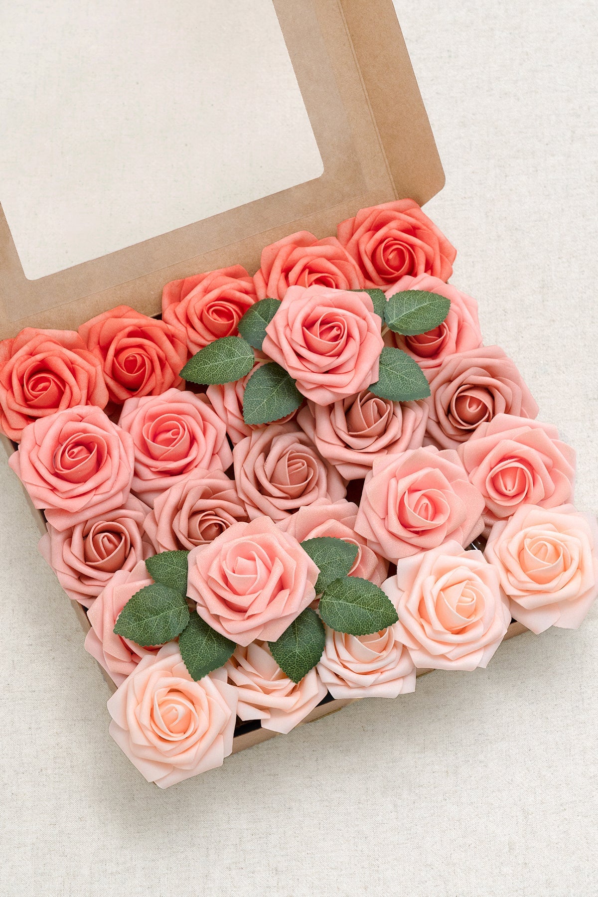 Rosa de espuma 3" com haste - 66 cores
