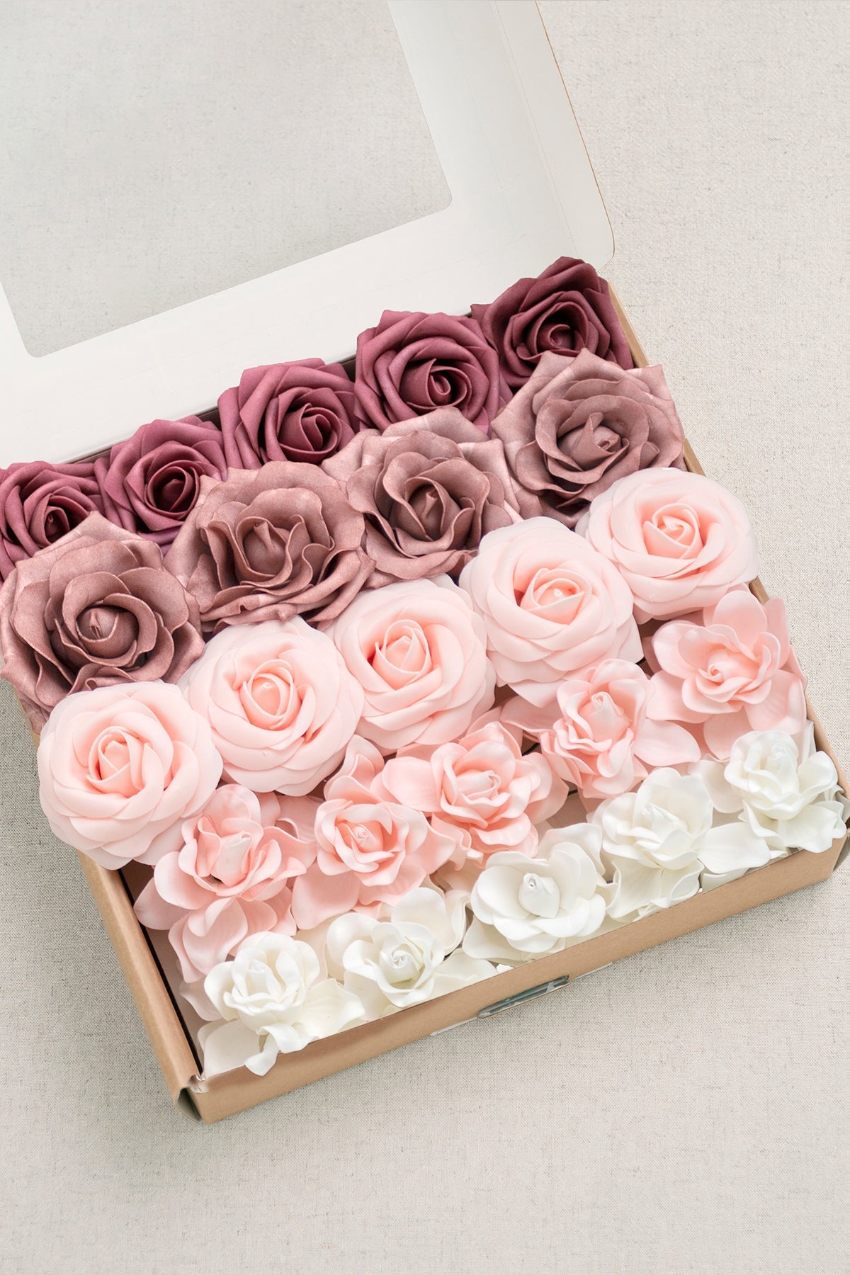 Caixas de flores de designer Dusty Rose