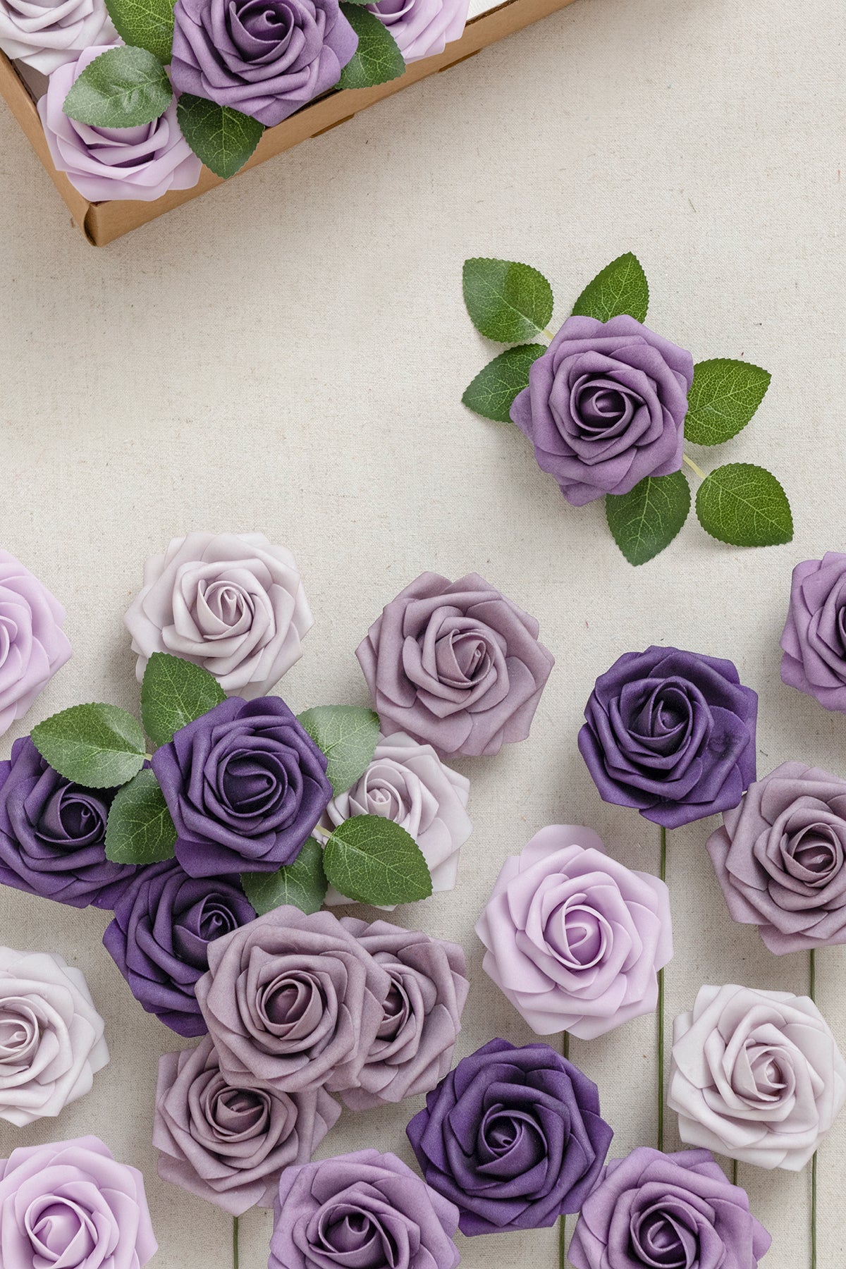 Rosa de espuma 3" com haste - 66 cores