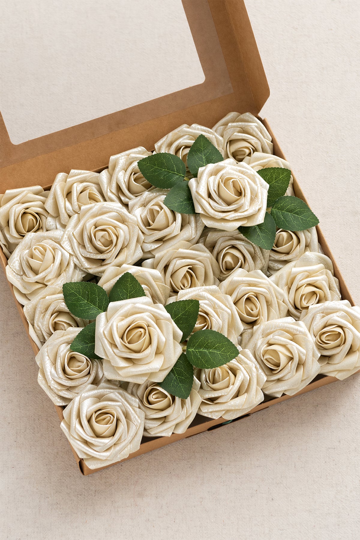 Rosa de espuma 3" com haste - 66 cores