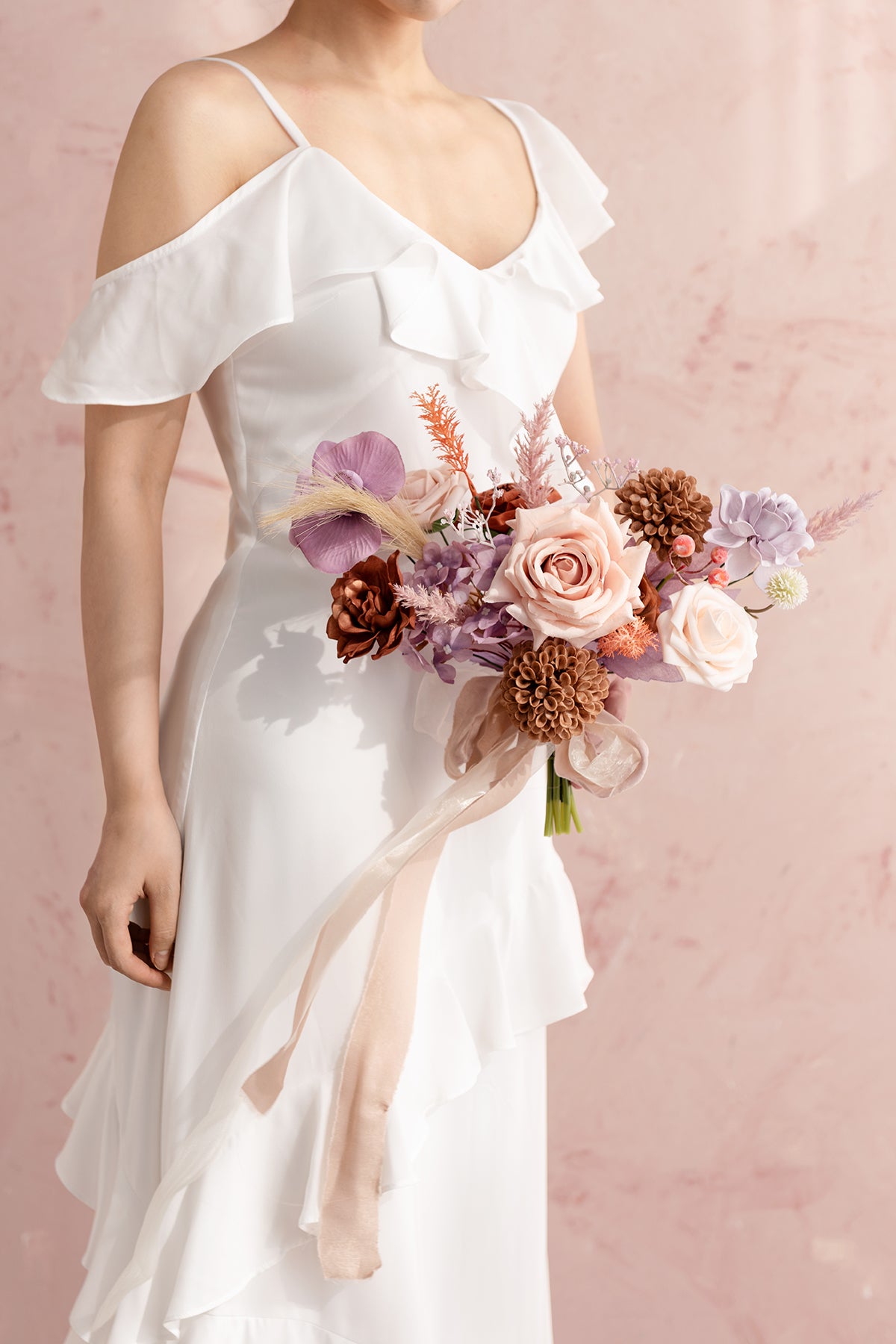 Caixas de flores de designer roxo lilás