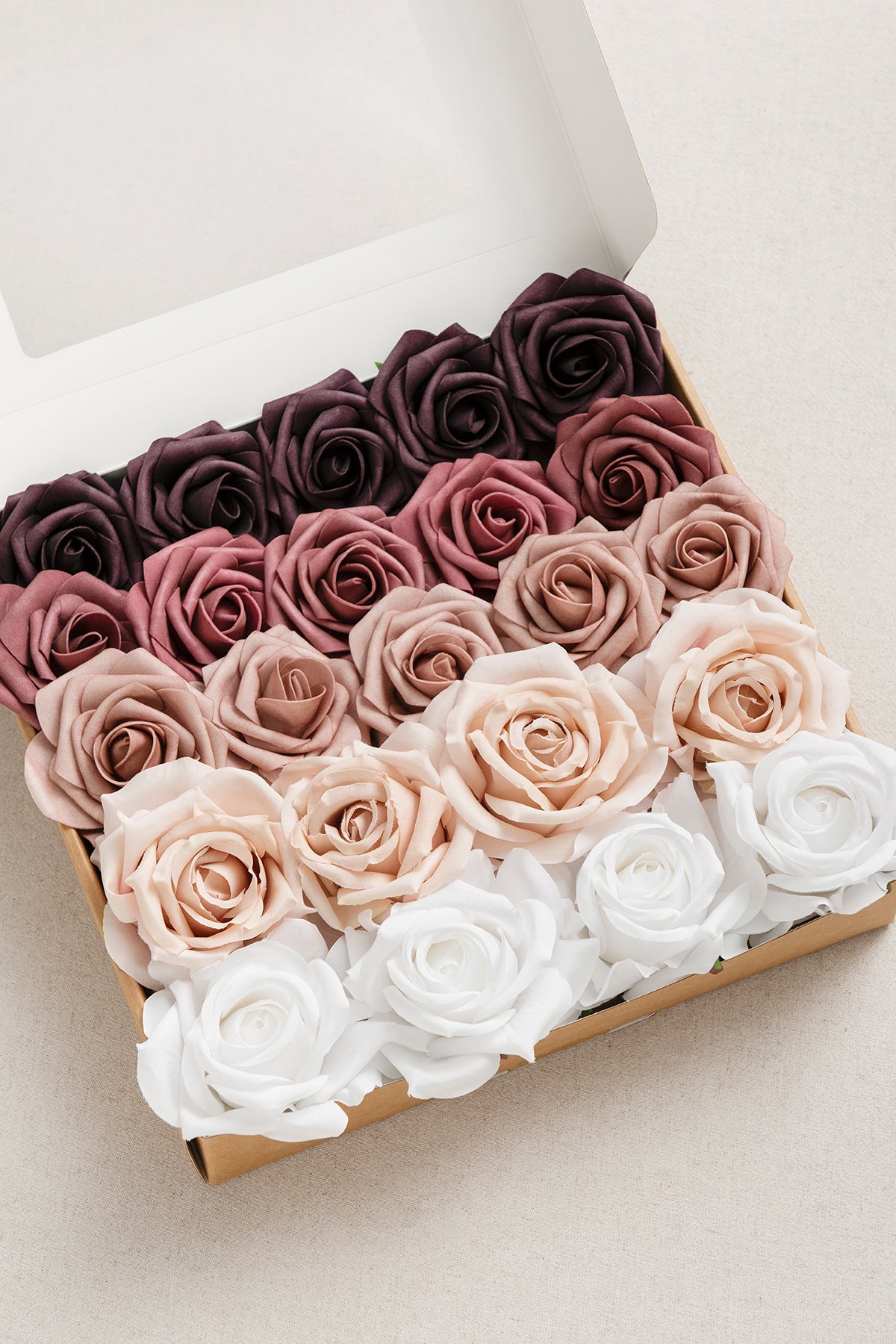 Caixas de flores de designer Dusty Rose