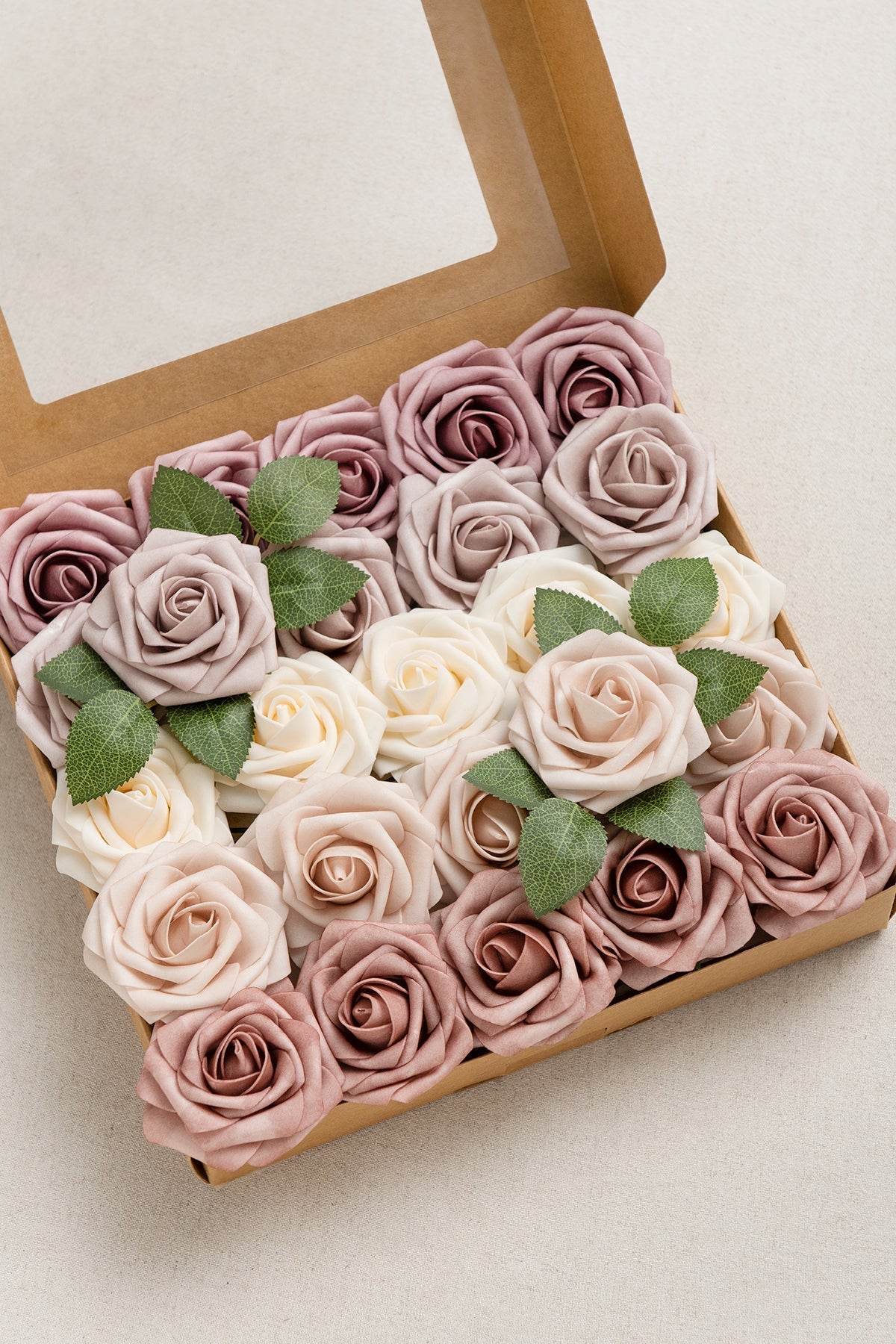 Rosa de espuma 3" com haste - 66 cores