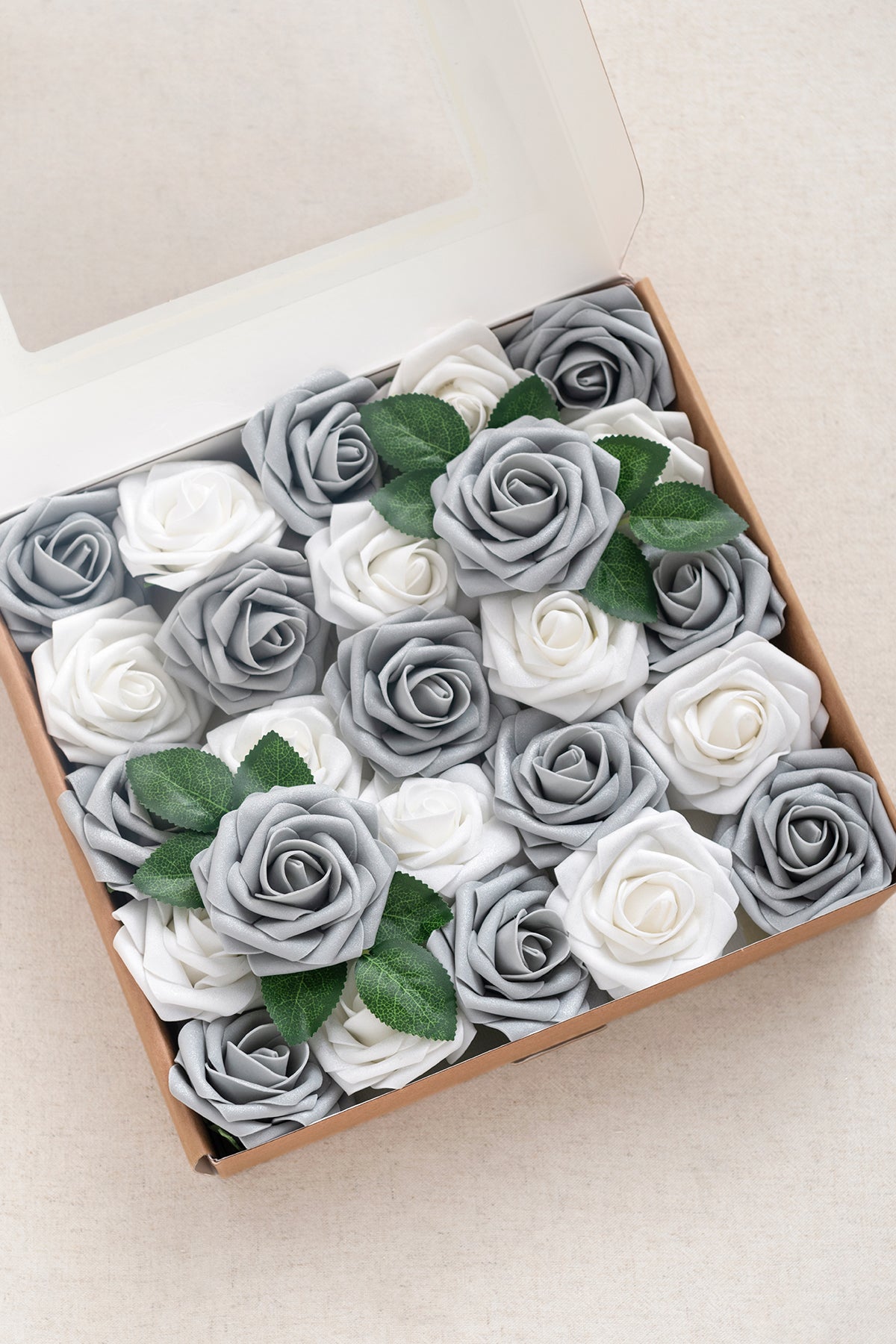 Rosa de espuma 3" com haste - 66 cores