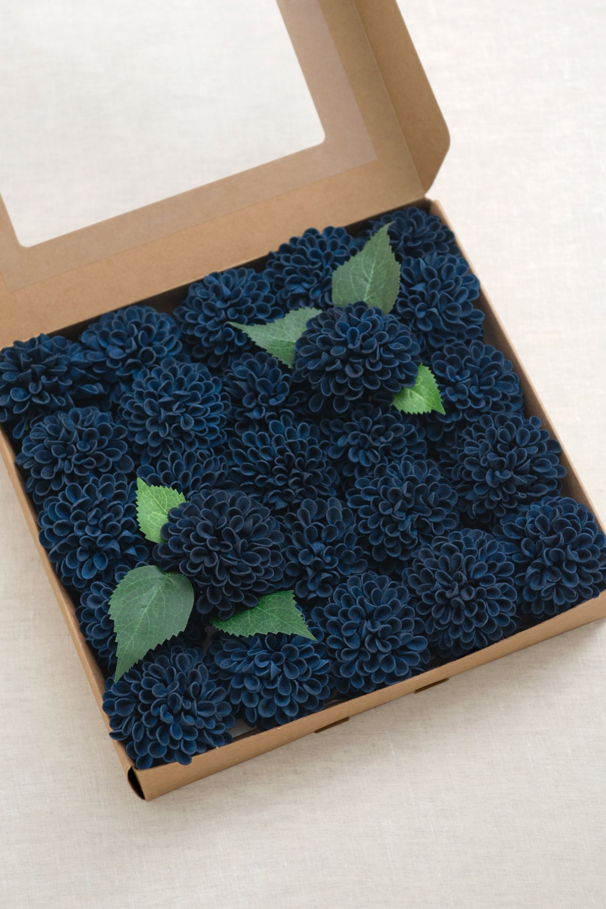 Dália de espuma de 2,5" com haste - 12 cores