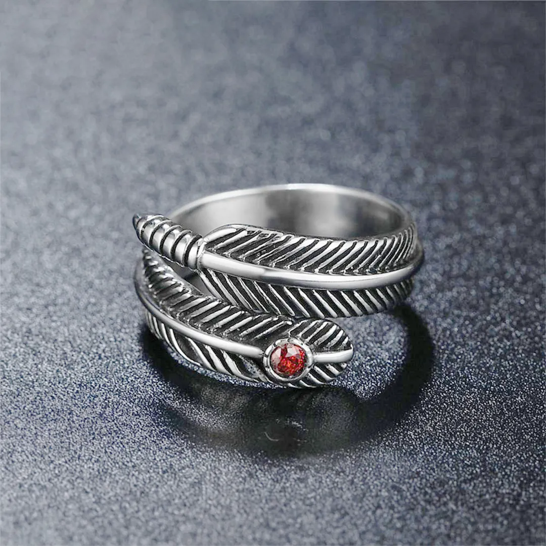 Memorial - Seu anjo da guarda vigia e protege o anel turquesa de penas