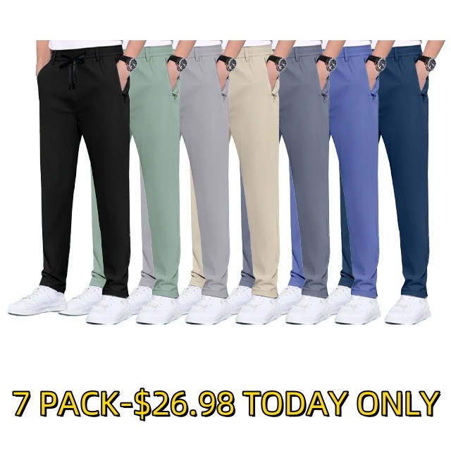 🔥ÚLTIMO DIA 70% OFF🔥Calças unissex Ultra Stretch de secagem rápida