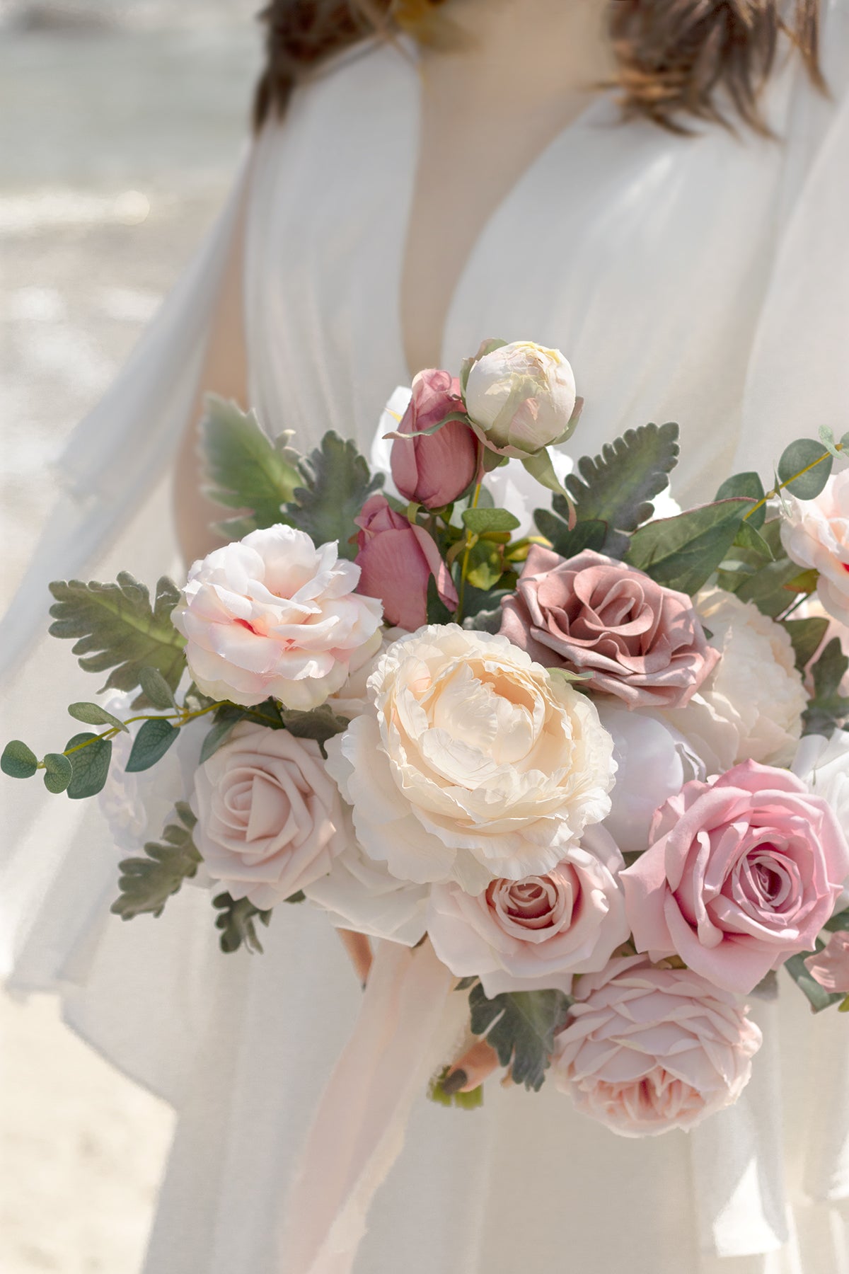 Caixas de flores de designer Dusty Rose