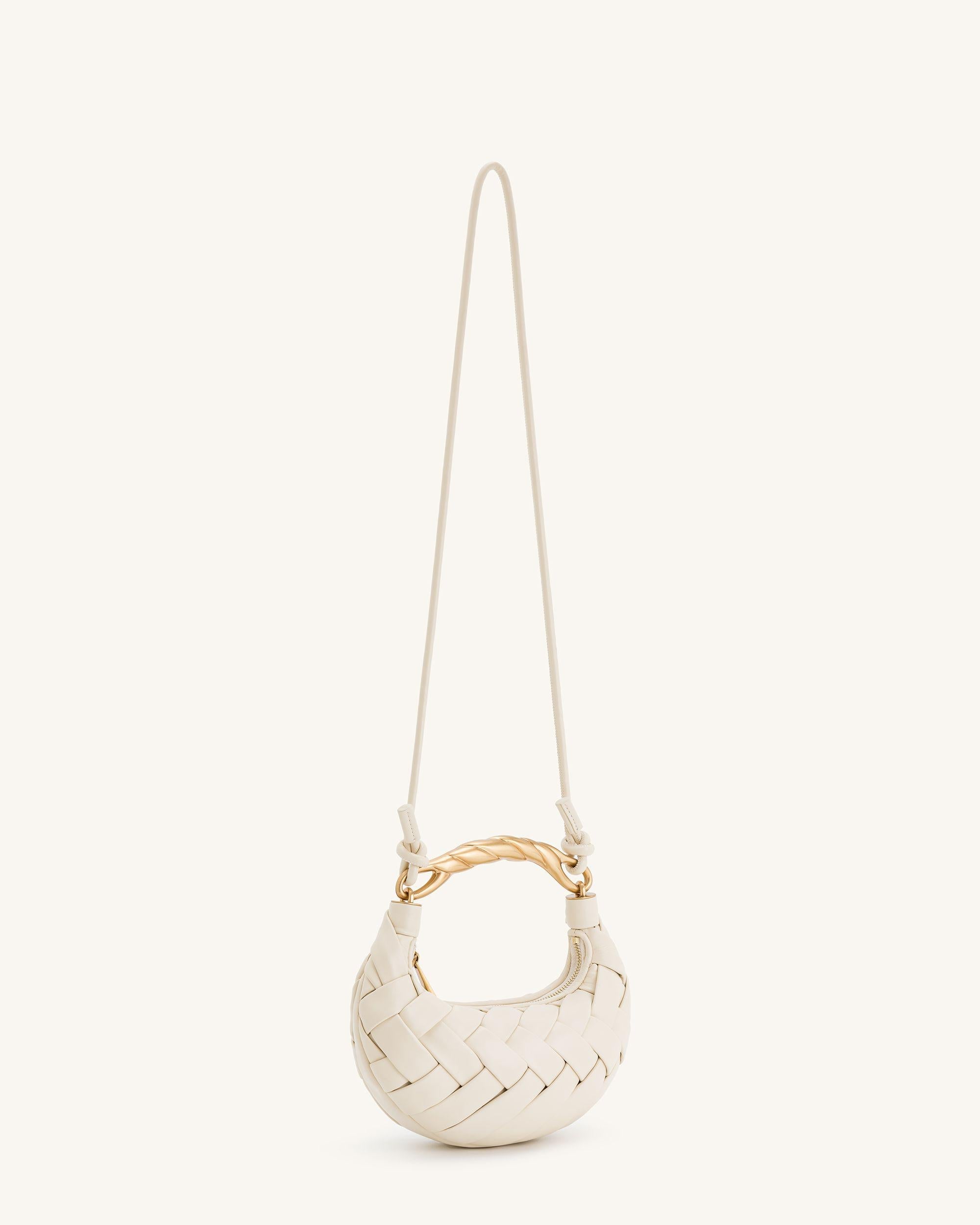 Orley Weave Handbag - White
