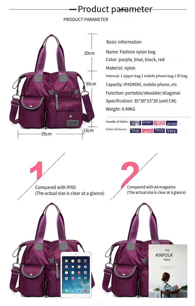 Bolsa feminina multifuncional