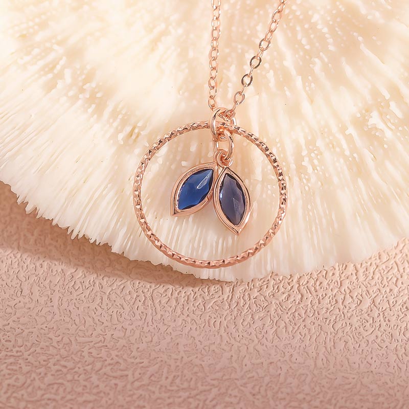 Colar personalizado com pedra do mês da mãe