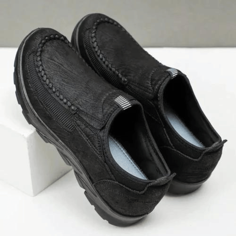 OrtoPro® - Tênis Masculino de Couro Legítimo