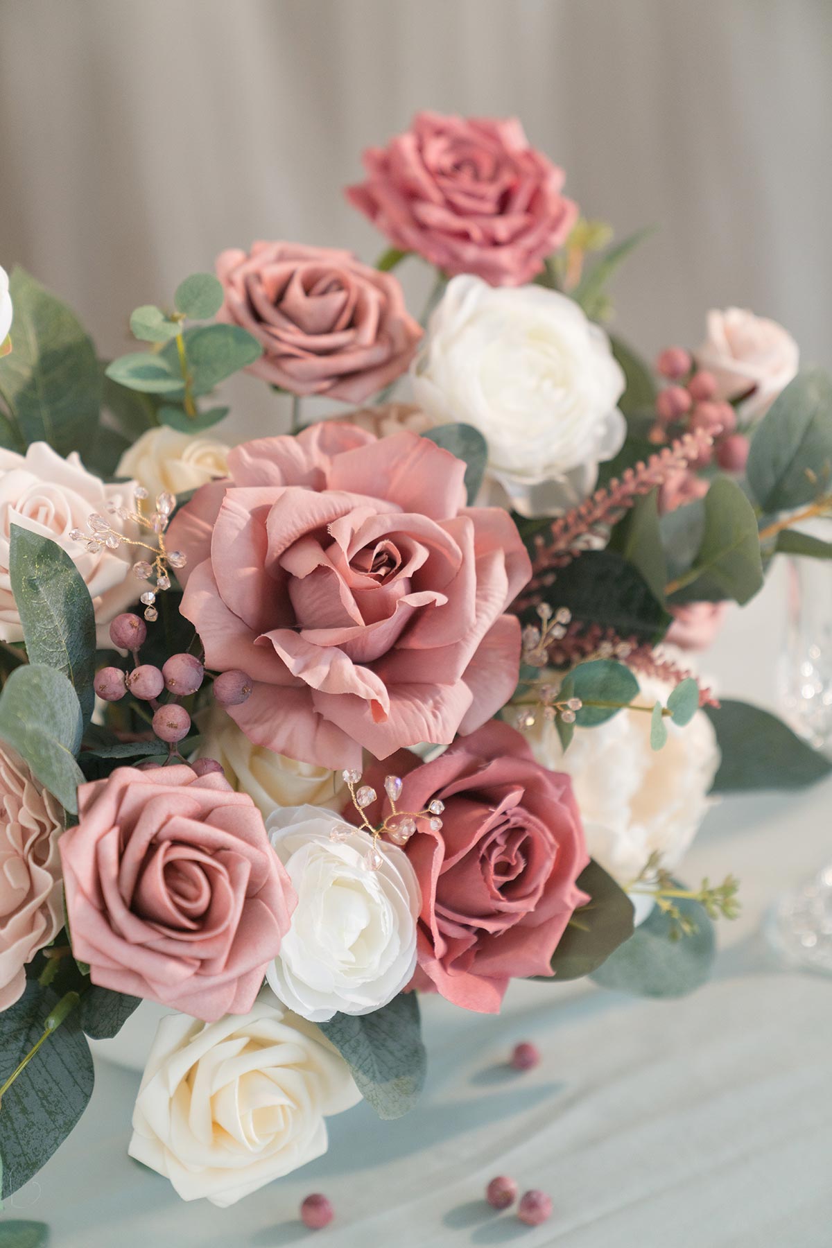 Caixas de flores de designer Dusty Rose