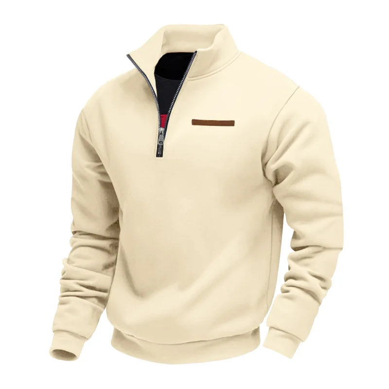 Sweatshirt Rafael Premium Soft Fleece com Meio Fecho