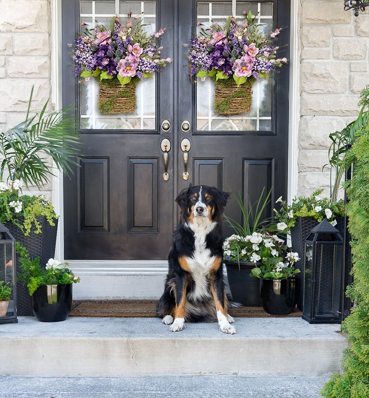 💝Promoção de último dia - 50% de desconto💖Grinaldas com cesto de alfazema - Grinalda de flores para o Dia da Mãe, presente para a mamã💐🥰