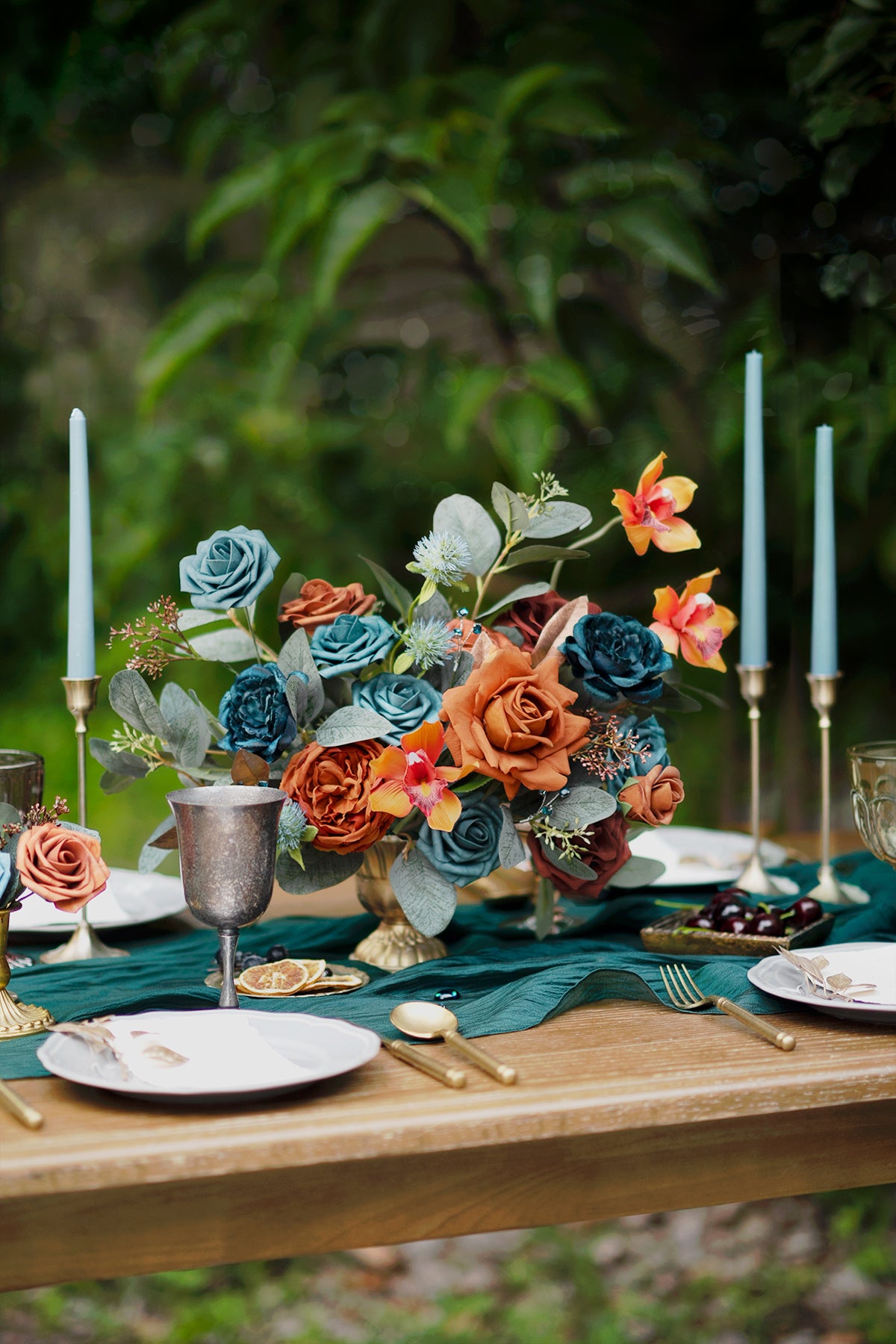 Caixas de flores de designer Moody Teal