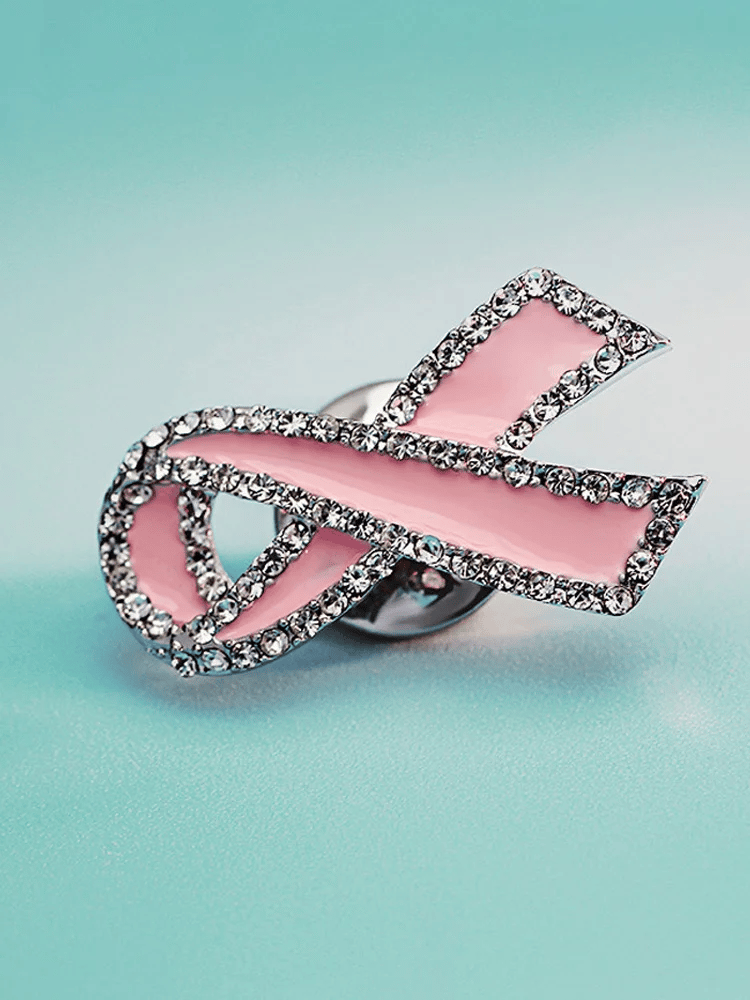 Pink Hope Alloy Brooch