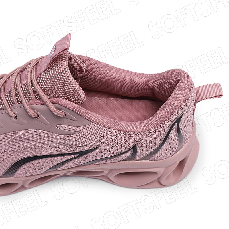 Sapatos de caminhada para homem Softsfeel para aliviar a dor nos pés - rosa preto