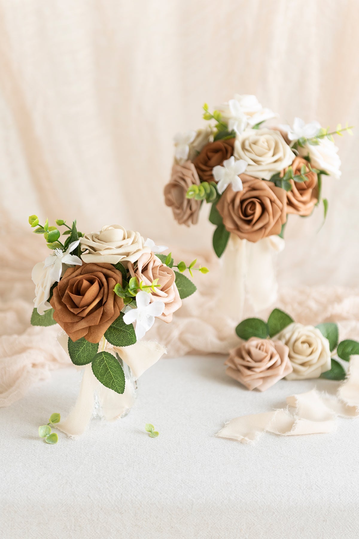 Rosa de espuma 3" com haste - 66 cores