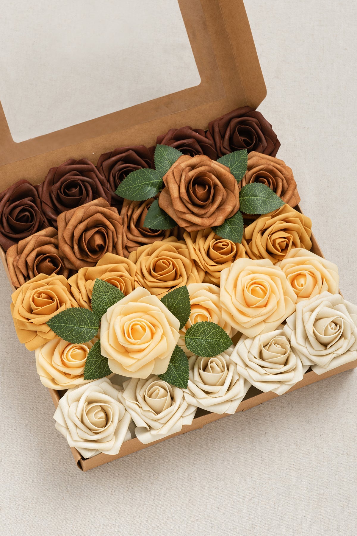 Rosa de espuma 3" com haste - 66 cores