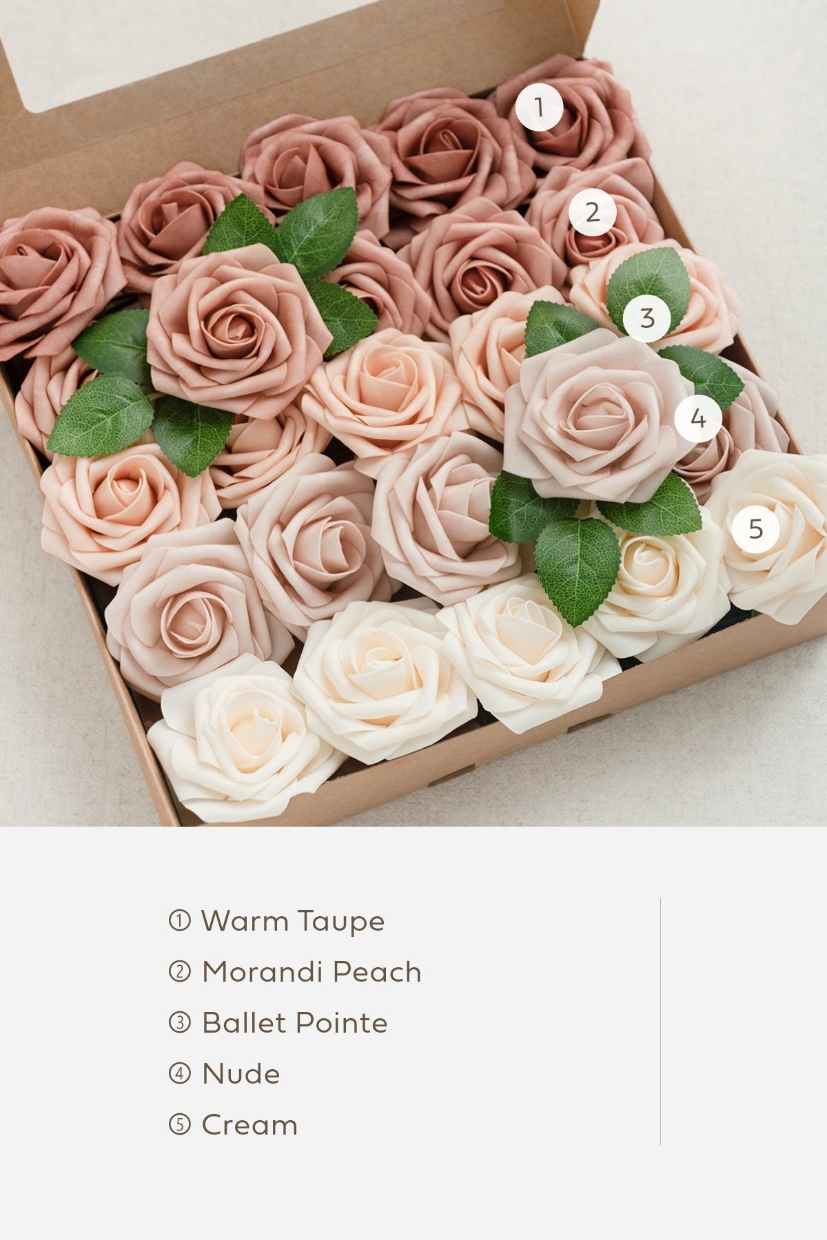 Rosa de espuma 3" com haste - 66 cores