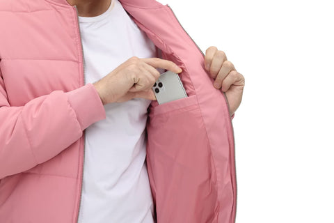 Jaqueta de inverno masculina acolchoada forrada jaqueta bomber com z&iacute;per completo casaco casual grosso outwear