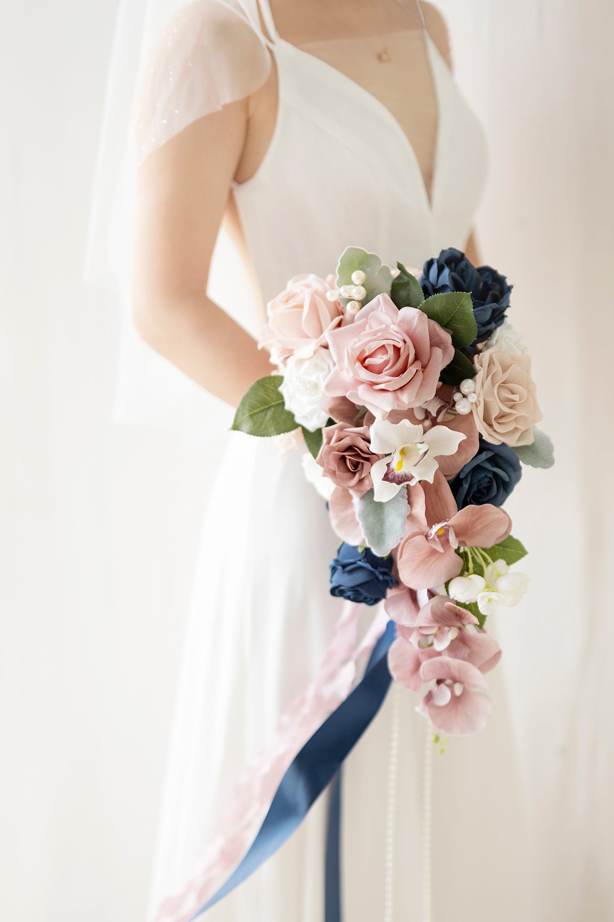 Caixas de flores de designer Dusty Rose