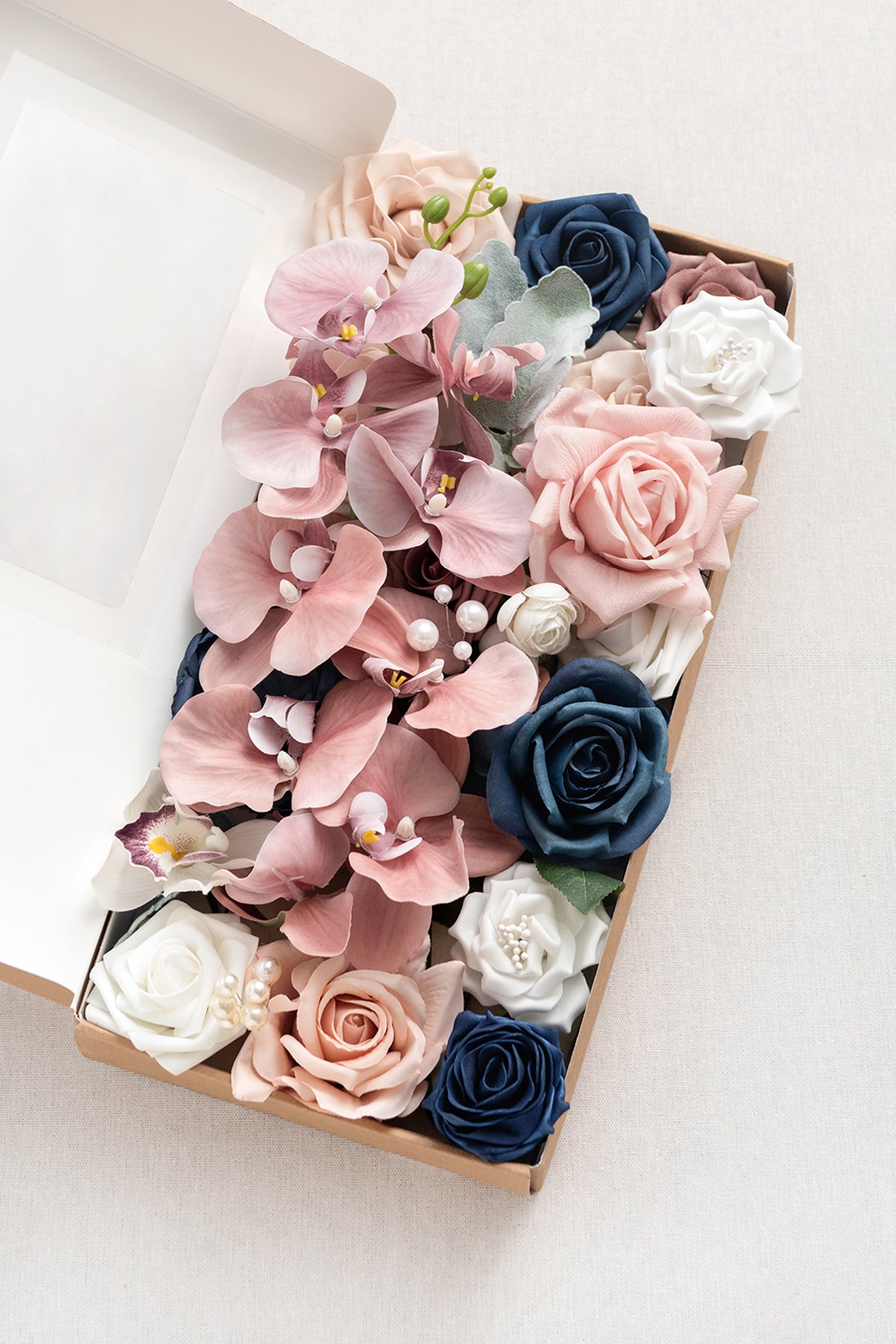 Caixas de flores de designer Dusty Rose