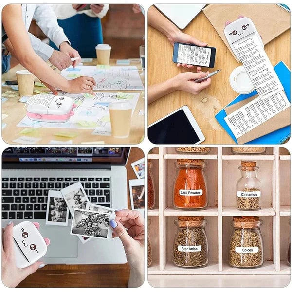 🔥GRANDE PROMOÇÃO - 49% OFF🔥Mini Impressora Térmica Portátil
