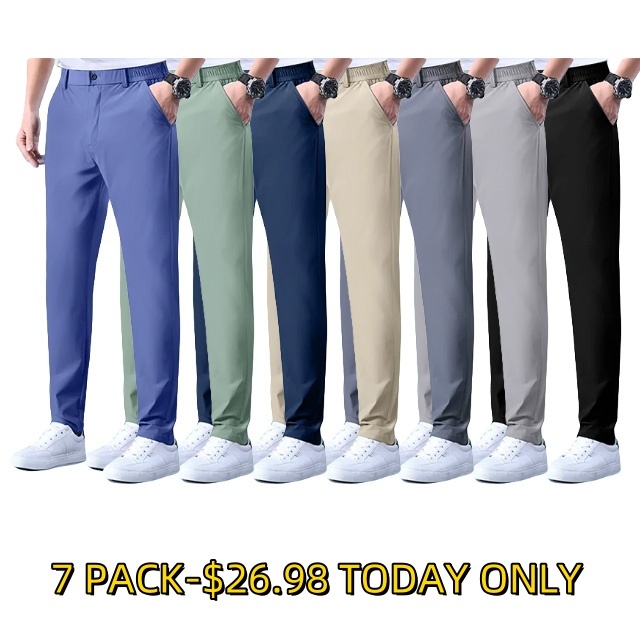 🔥ÚLTIMO DIA 70% OFF🔥Calças unissex Ultra Stretch de secagem rápida