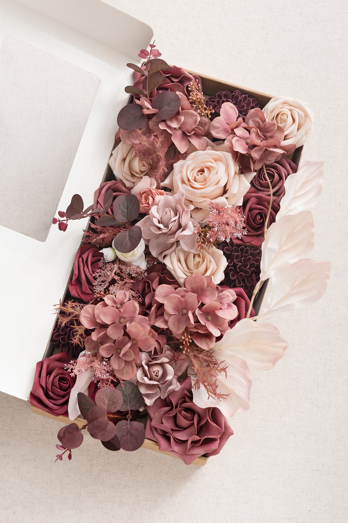 Caixas de flores de designer Dusty Rose