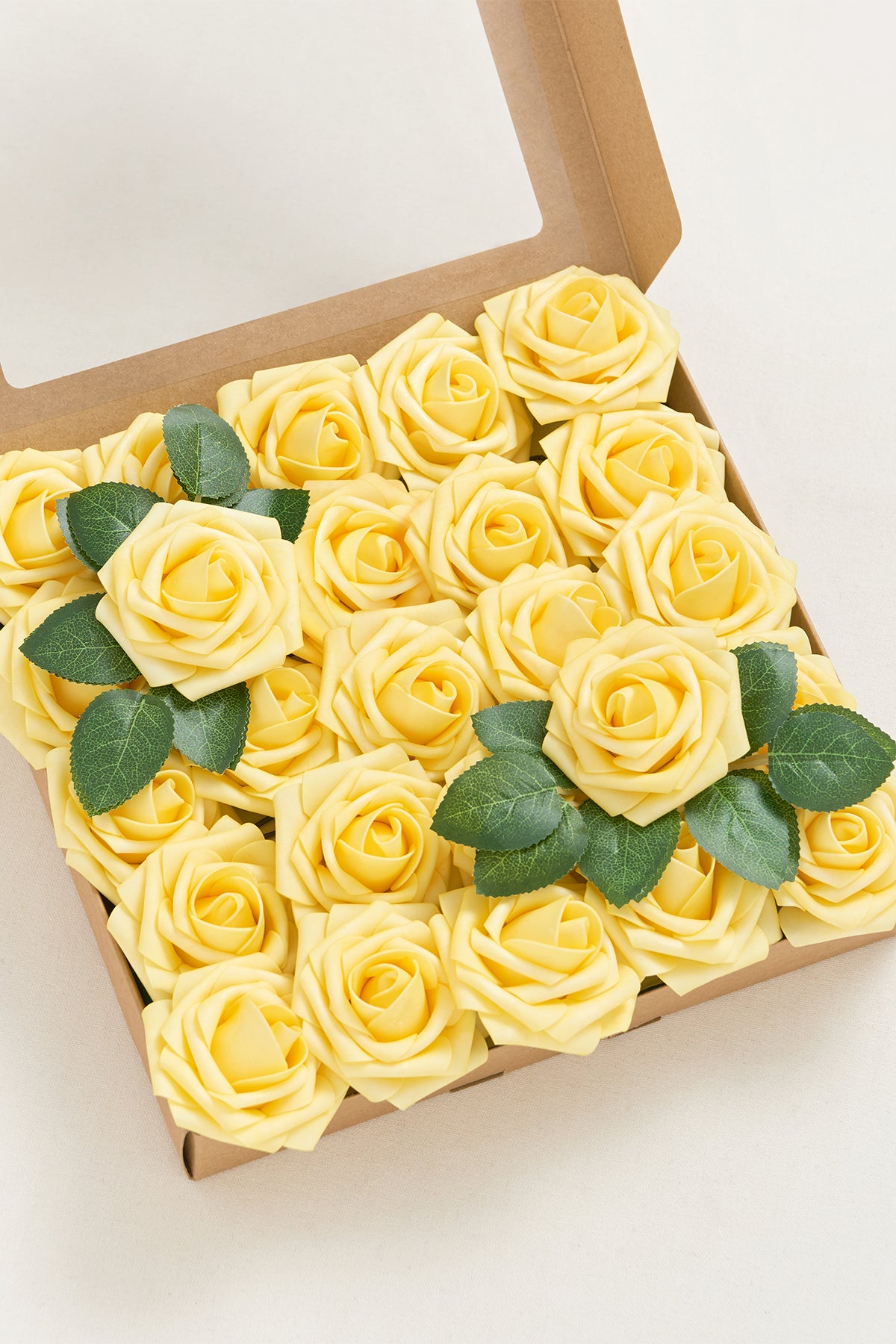 Rosa de espuma 3" com haste - 66 cores