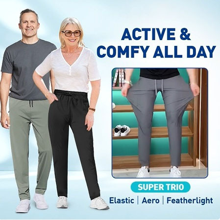 🔥ÚLTIMO DIA 70% OFF🔥Calças unissex Ultra Stretch de secagem rápida