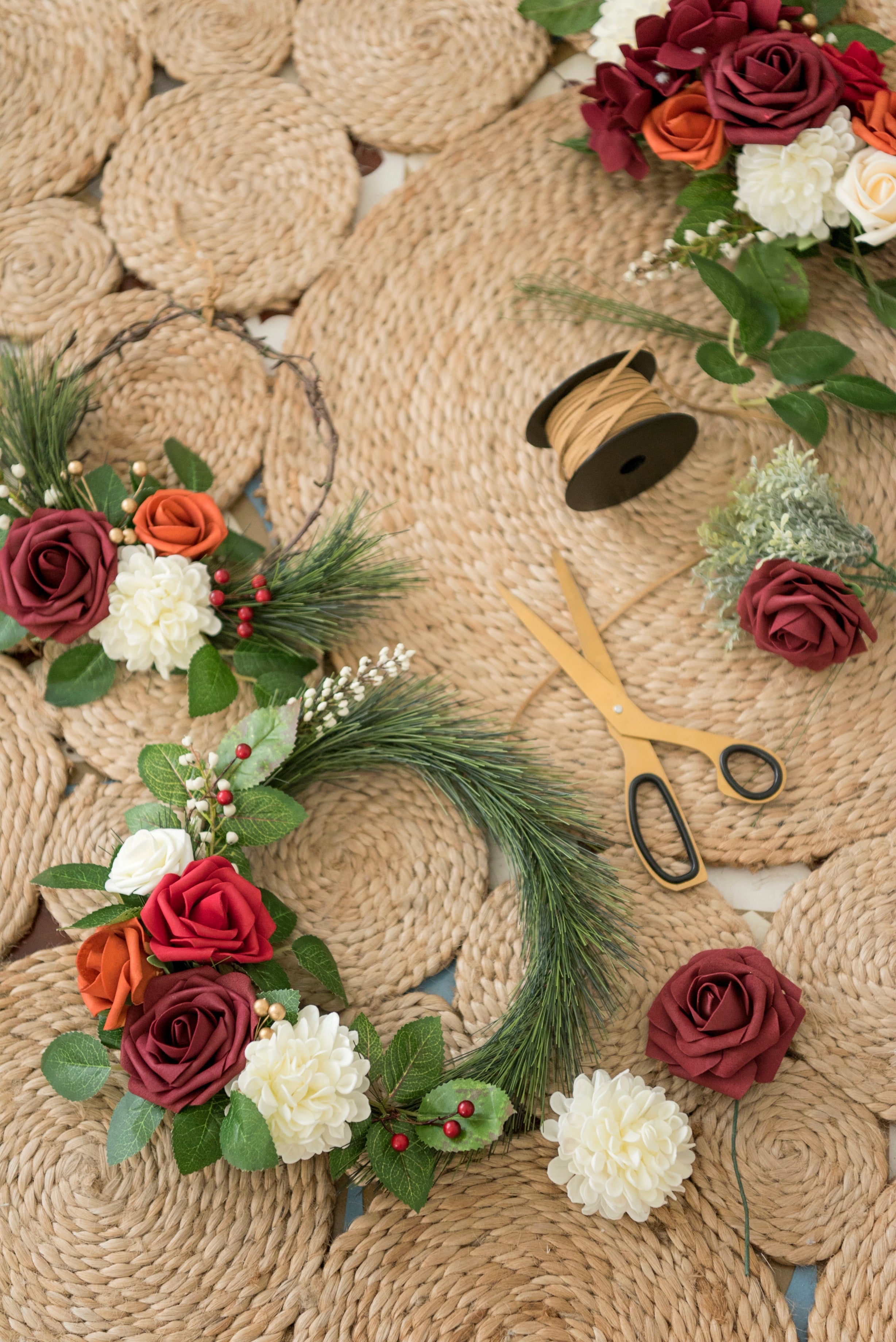 Rosa de espuma 3" com haste - 66 cores