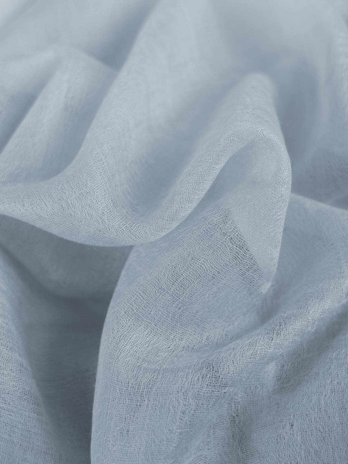 Featherlight Starlight Blue Cashmere Scarf