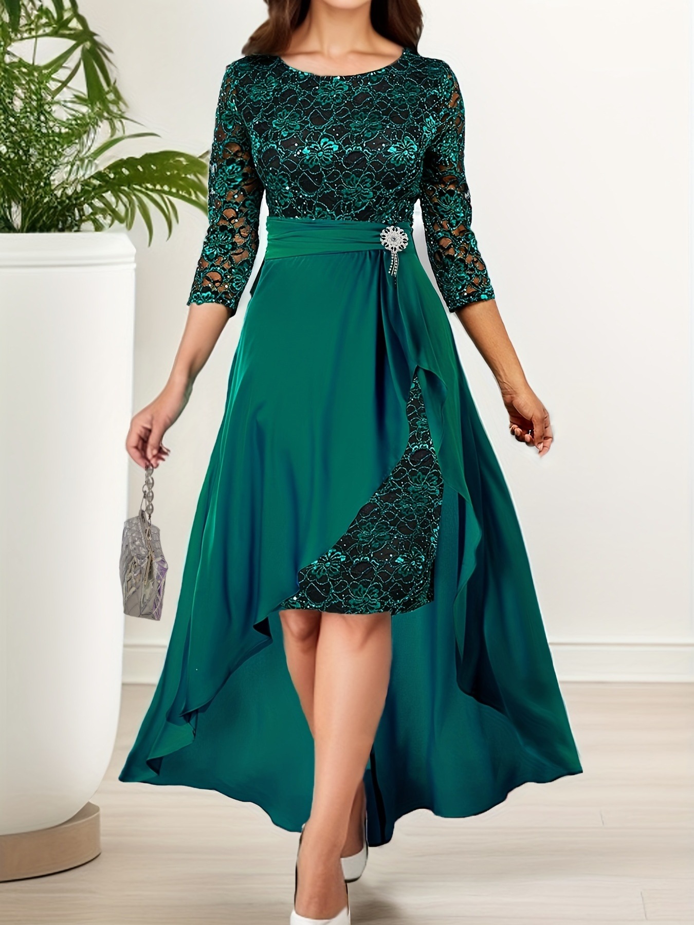 vestido de renda primavera e verão