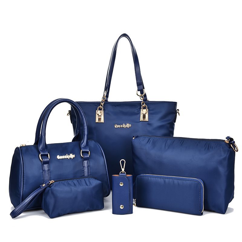 Conjunto de bolsas mãe-filho de seis peças