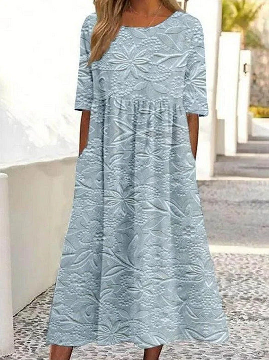 Jennifer - Vestido de verão fluído em tons pastel