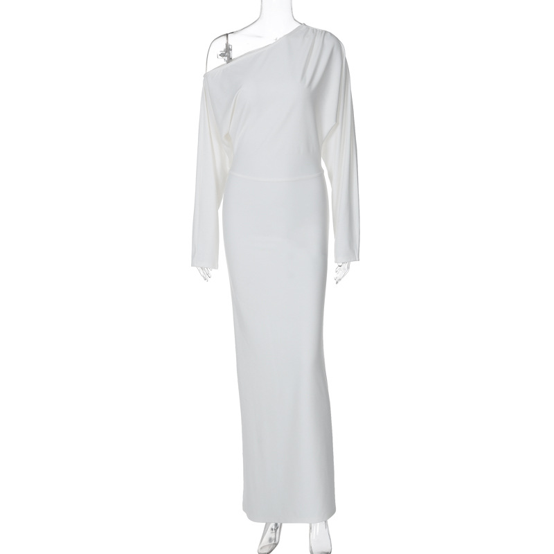 2024 primavera nova moda sexy versátil vestido longo