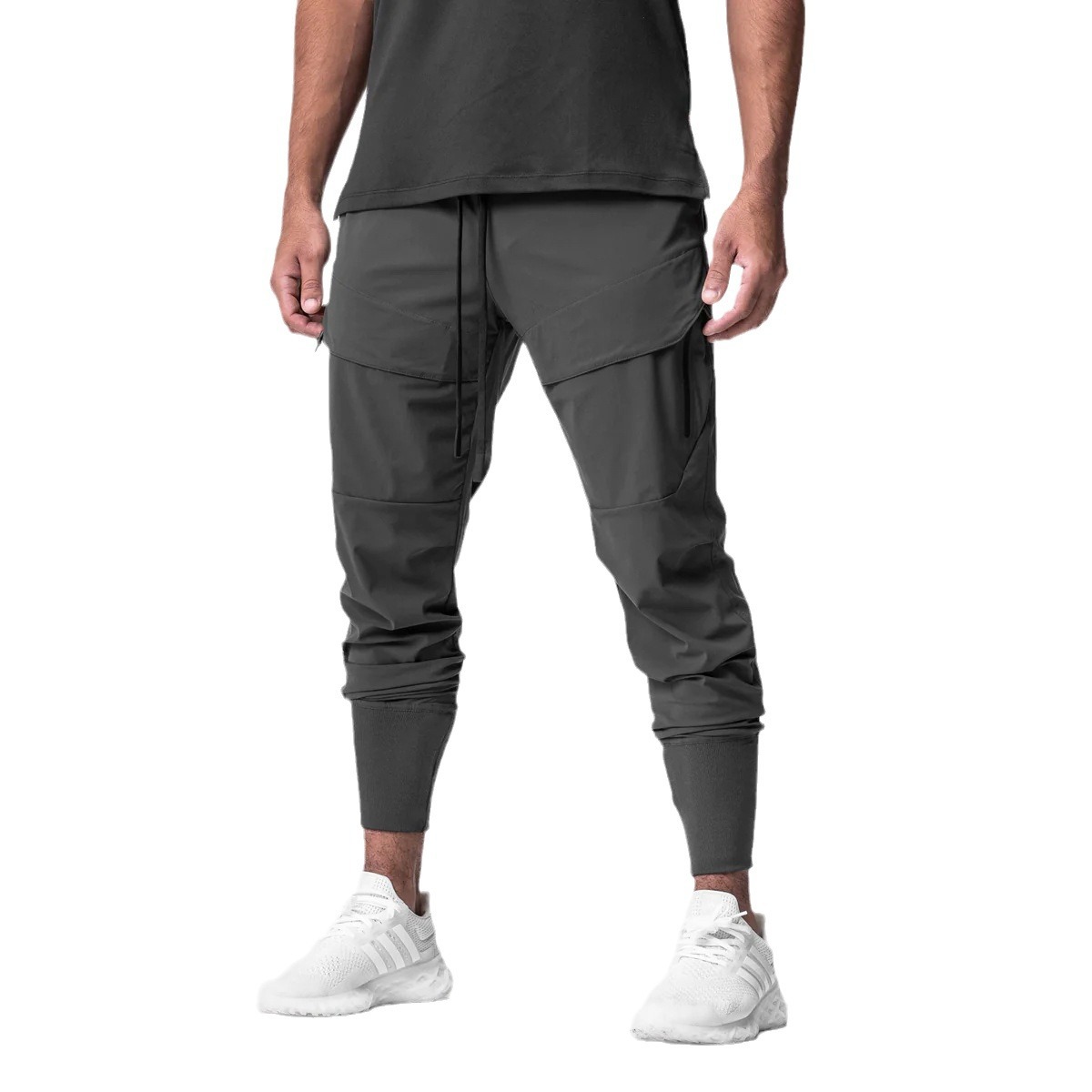 Calça esportiva Stay Cool High Rib Cargo Jogger