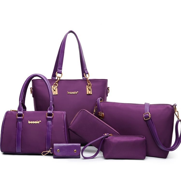 Conjunto de bolsas mãe-filho de seis peças