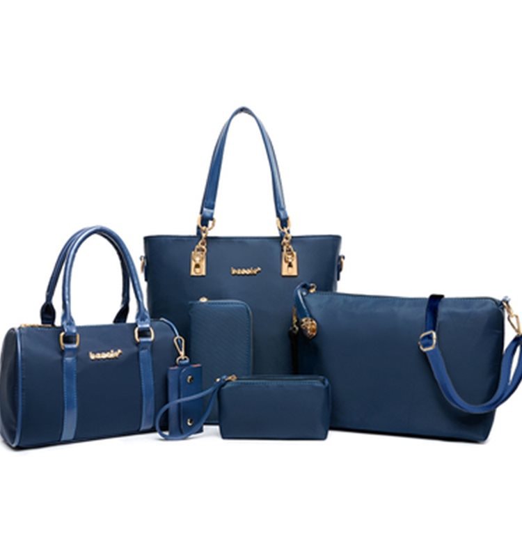 Conjunto de bolsas mãe-filho de seis peças