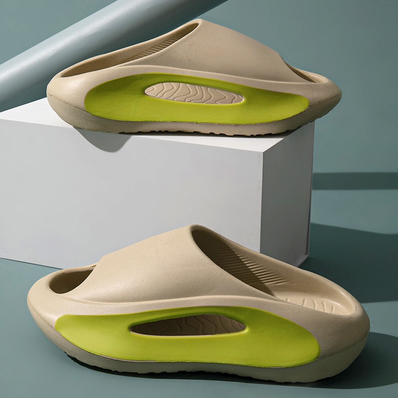 Chinelos masculinos para uso externo na versão coreana de slip-ons masculinos sandálias esportivas supermacias e leves para homens e mulheres para uso externo