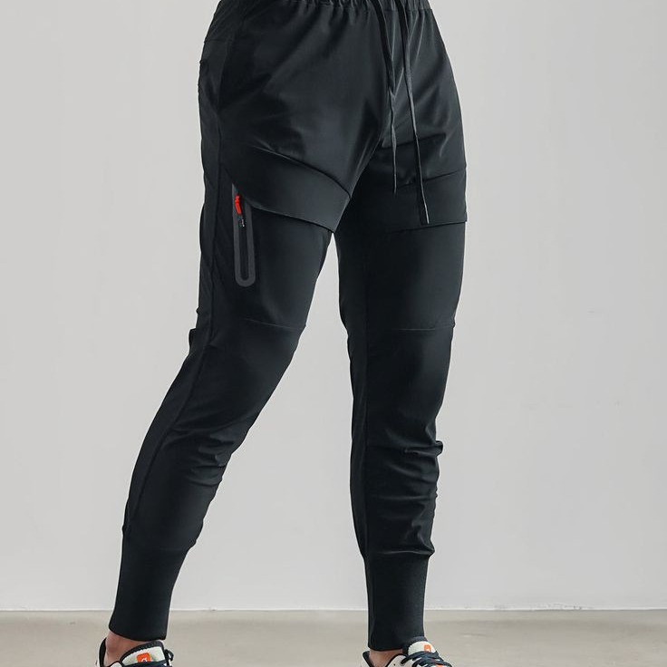 Calça esportiva Stay Cool High Rib Cargo Jogger