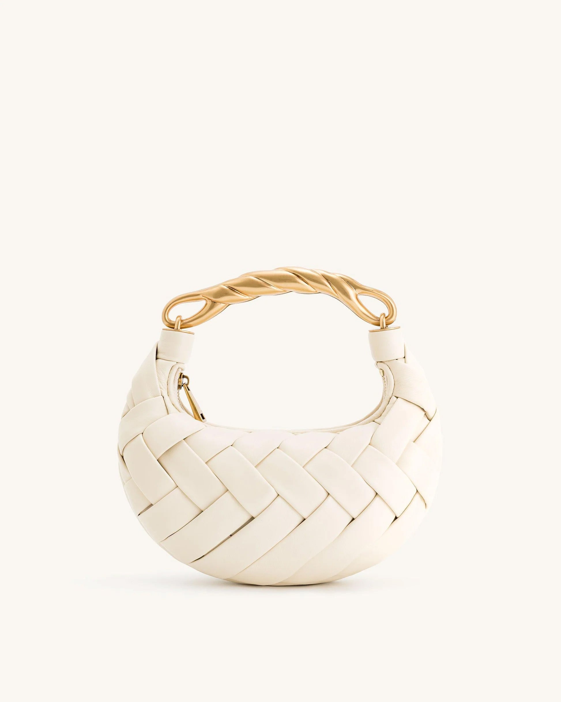 Orley Weave Handbag - White