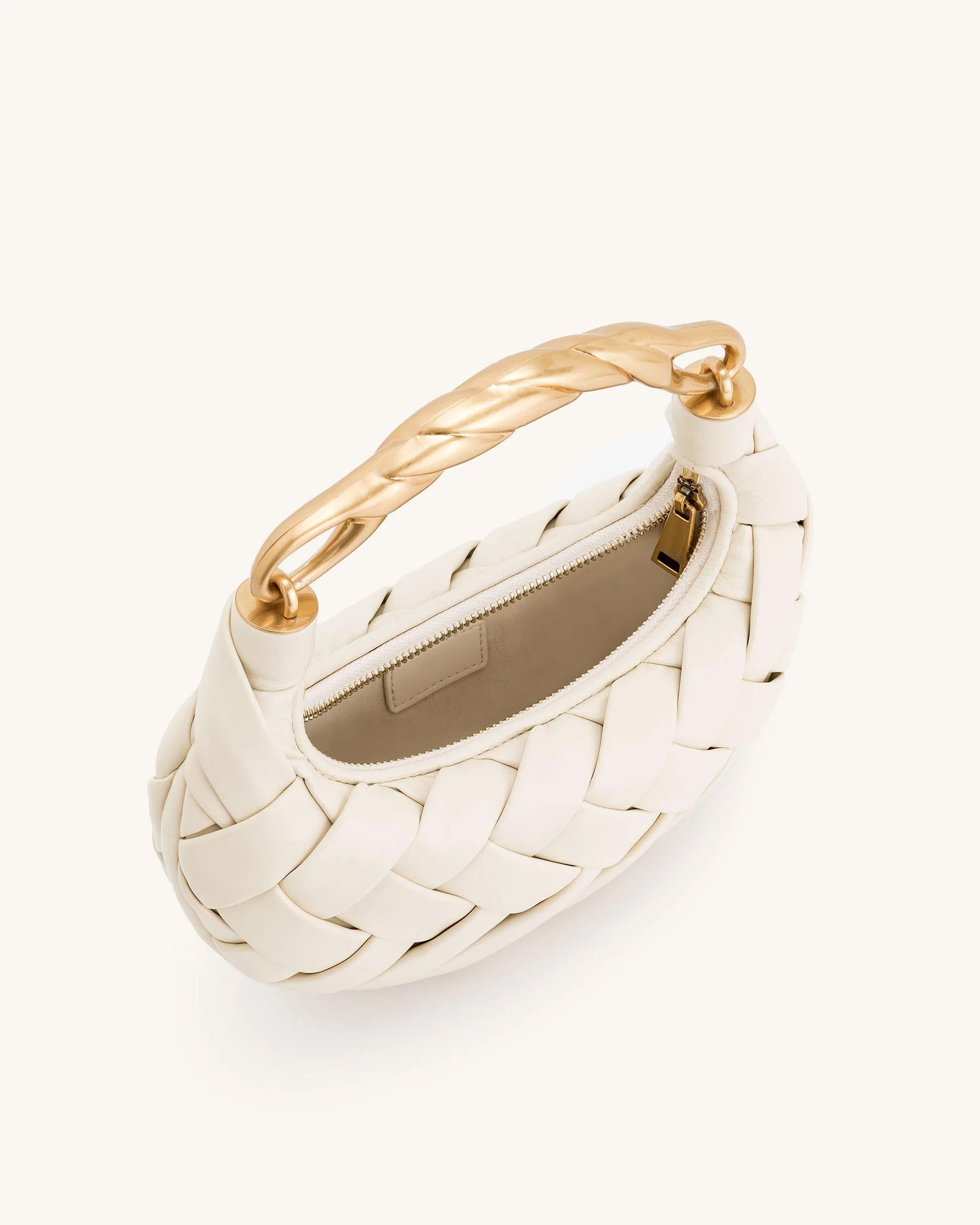 Orley Weave Handbag - White