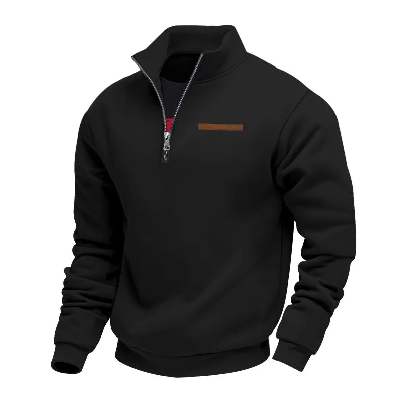 Sweatshirt Rafael Premium Soft Fleece com Meio Fecho