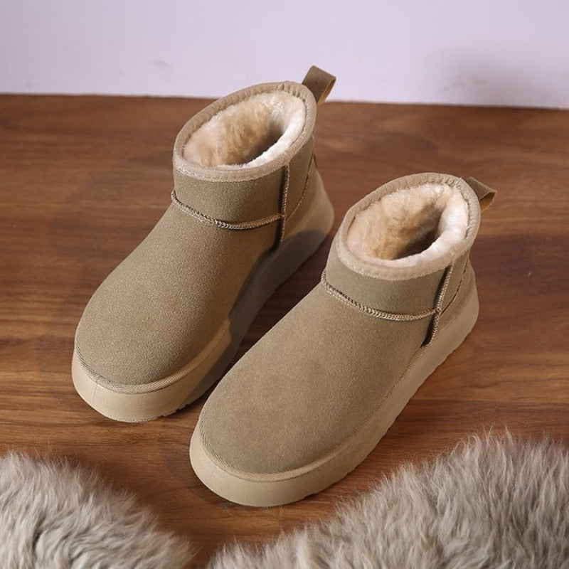 Fall plush boots