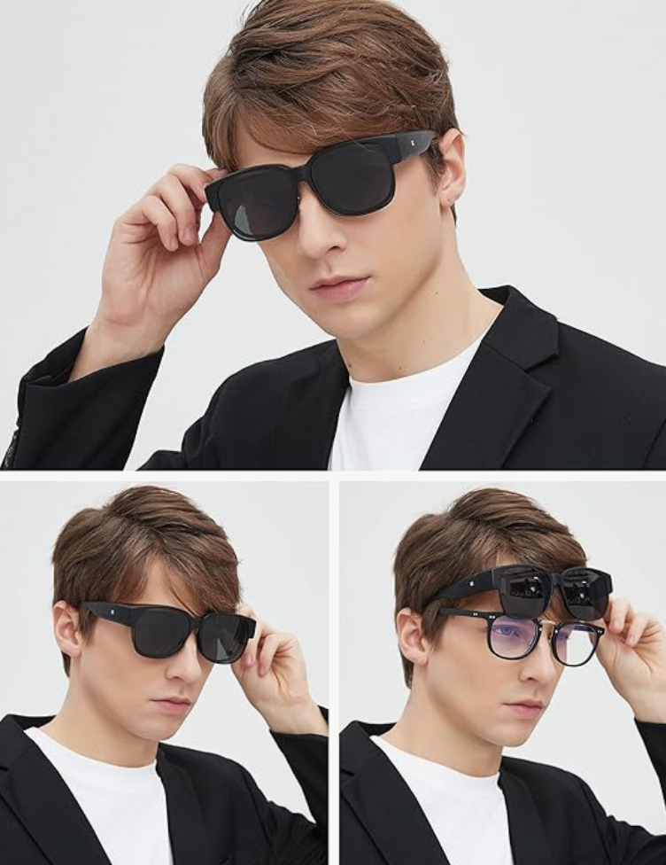 SunnyBuddy™️ Ajuste sobre óculos de sol